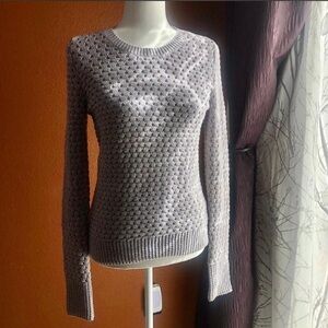 Y2K Victorias Secret sparkle popcorn knit sweater